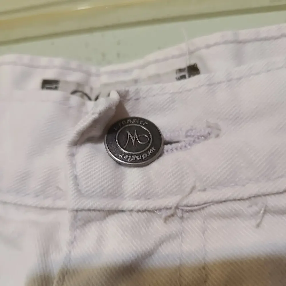 Vintage Wrangler for Women Flat‎ Front Cargo Shorts Womens 8 Bone Long Rise